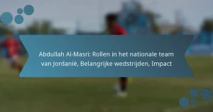 Abdullah Al-Masri: Rollen in het nationale team van Jordanië, Belangrijke wedstrijden, Impact