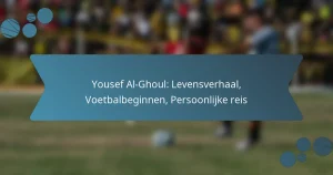 Yousef Al-Ghoul: Levensverhaal, Voetbalbeginnen, Persoonlijke reis